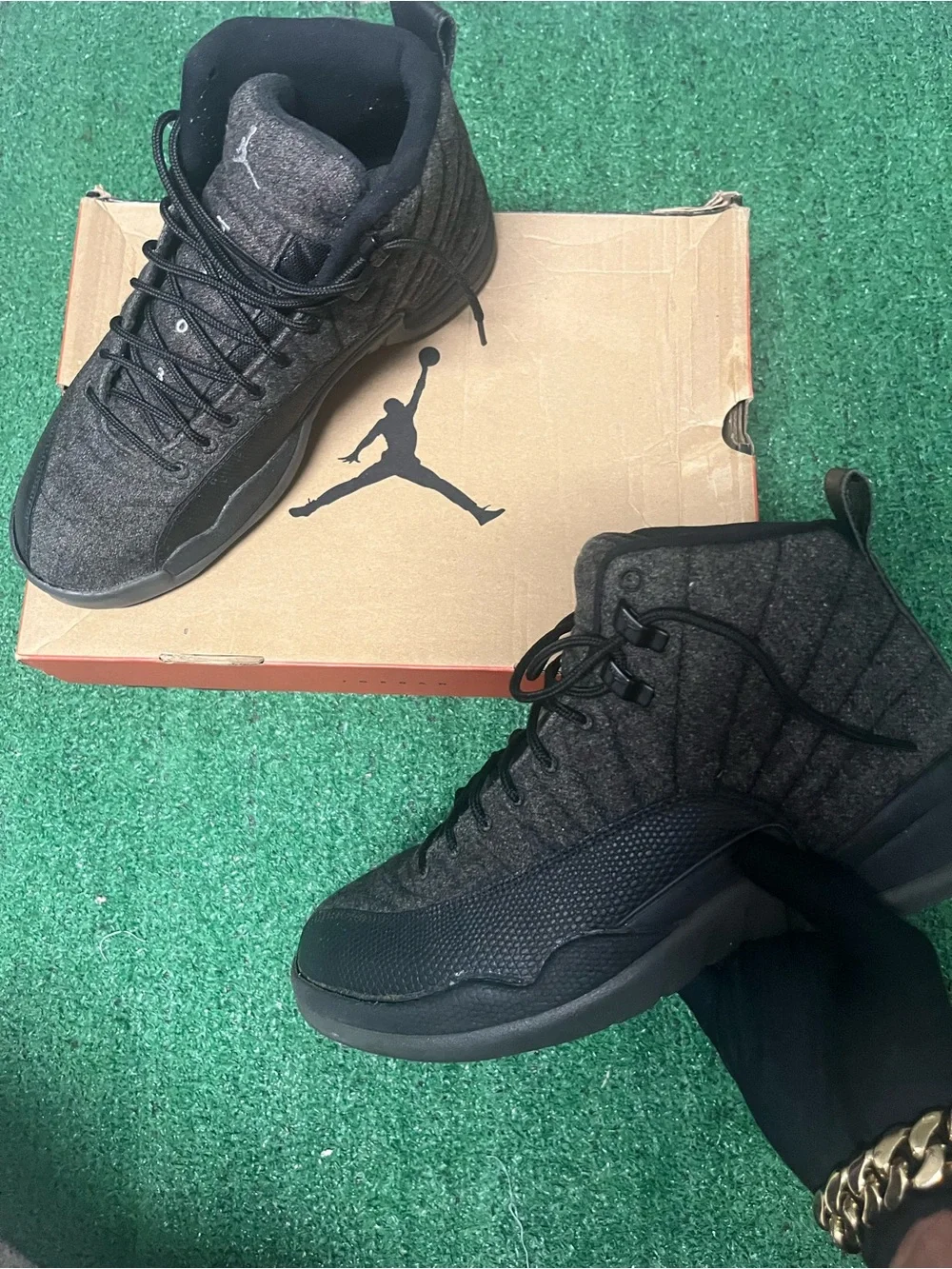 Jordan Men's Black High-Top Sneakers